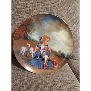 VTG 1986 Reco Plate Winds Of March Childhood Almanac Series Sandra Kuck 3094CO